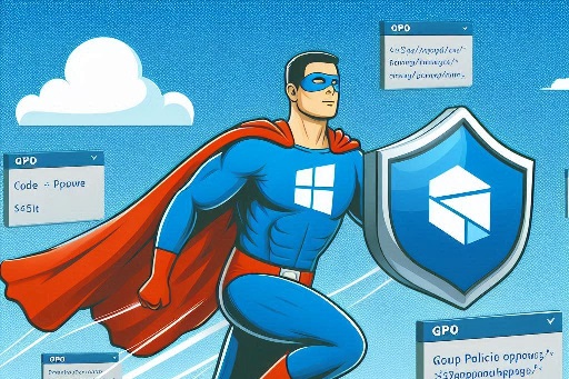 Powerful super hero with Powershell command prompts